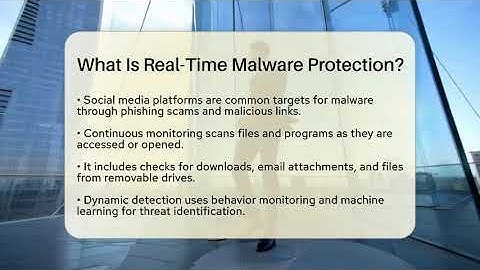 What Is Real-Time Malware Protection? - Everyday-Networking