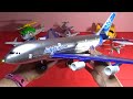 UNBOXING BEST PLANES:  Boeing 737 777 747 787  Airbus A330 320 E-195 American India USA models