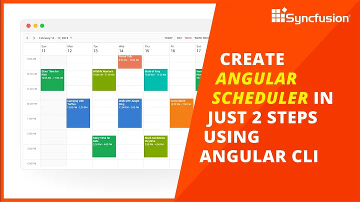 Create Angular Scheduler in Just Two Steps Using Angular CLI