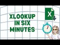 Get up and running with XLOOKUP Function in SIX minutes.