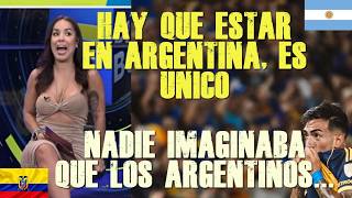 EN ECUADOR ALUCINAN CON EL FUTBOL ARGENTINO Y SU AMBIENTE