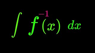 Monster Integral of f^ -1(x) dx