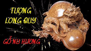 Tượng Long Quy Gỗ Nu Hương Quý Hiếm Nghệ Nhân Chế Tác Tuyệt Đẹp