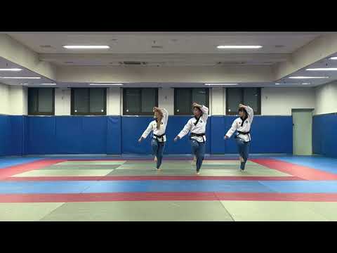 백석대학교 총장기 온라인 태권도대회 / 공인품새 여자 단체전 / Under 30 / 경희대학교 / 임유정 조아라 황예빈 / 금강