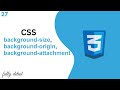 Mastering CSS Background Properties: Attachment, Origin, and Size Explained | Upgrade Skill
