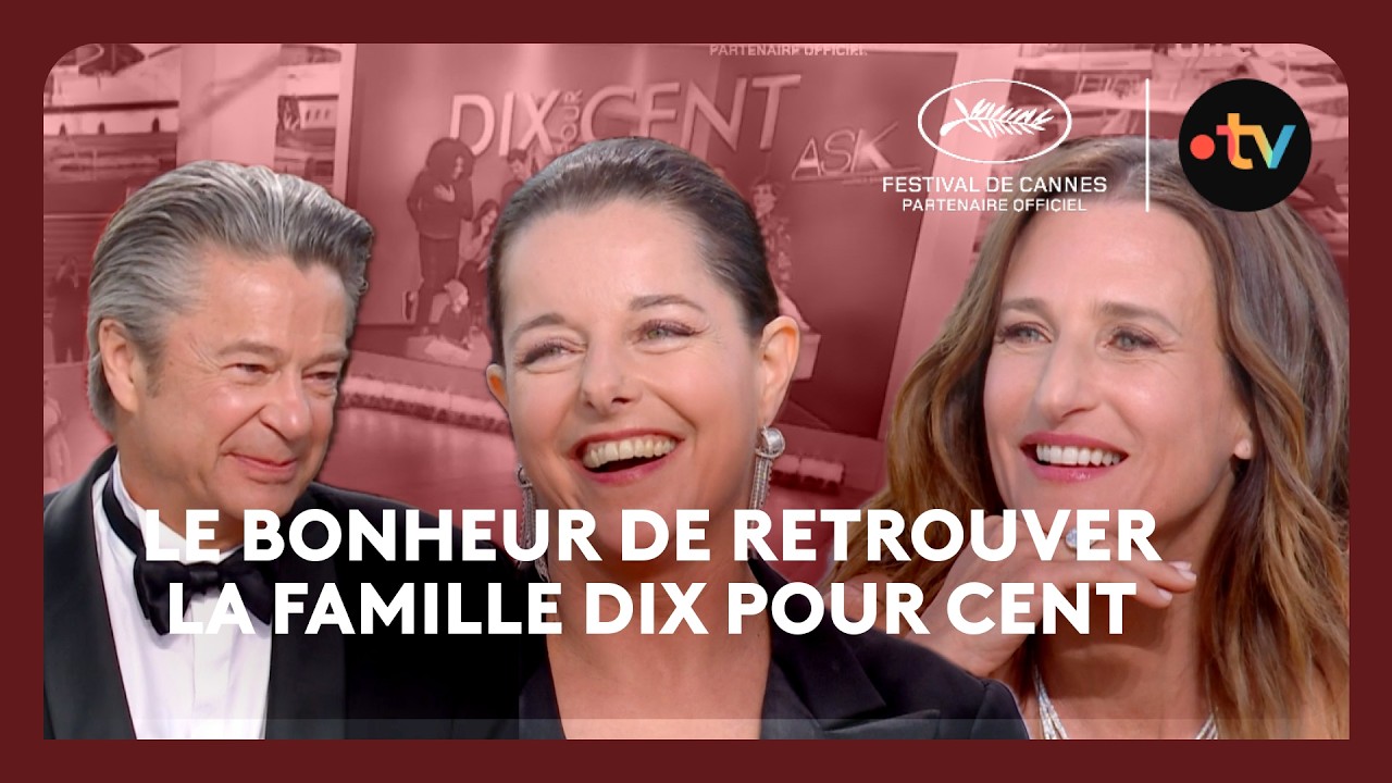 Le casting de DIX POUR CENT sur le plateau de C à vous à Cannes - Interview complète