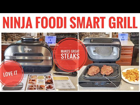 REVIEW Ninja FG551 Foodi Smart XL 6 in 1 Indoor Grill with Air Fryer MAKES GREAT STEAKS