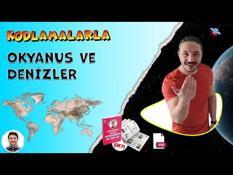 10.sınıf coğrafya Yeryüzündeki Dünyada su kaynakları  Dünya OKYANUSLAR ve DENİZLER haritası 📂 PDF