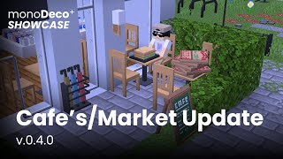 monoDeco Plus Furniture Addons - Cafe's/Market Update 0.4.0 | MCPE 1.20.80+