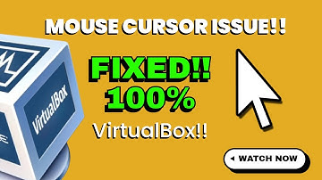 How to fix Mouse Cursor Pointer Issue in Oracle  VirtualBox 2025 in 1 MINUTE!!