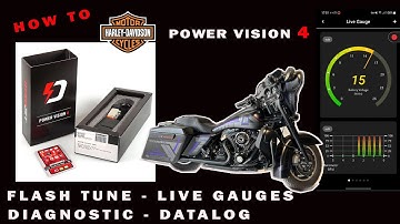 How to use Dynojet Power Vision 4 for Harley Davidson Motorcycles. Let