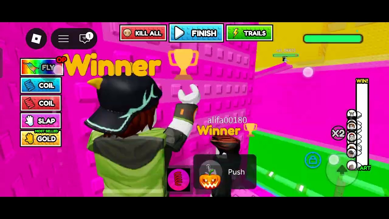 Aku main wall hope lagi