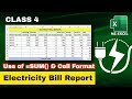 class 4 electricity bill report