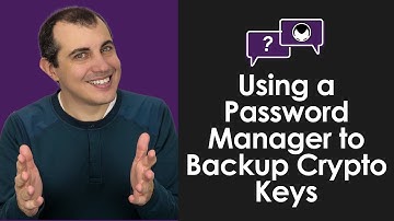 Bitcoin Q&A: Using a Password Manager to Backup Crypto Keys