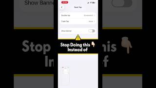 Level up your iPhone game! 🔥 Quickest way to take screenshots without pressing any buttons.