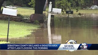Arkansas emergency crews rescue more than 50 people in Sebastian County flash floods