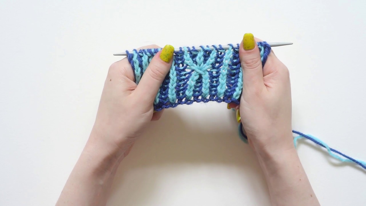 Brioche Knit Tips: The Brioche 3-5 Stitch Increase (br3-5st inc) - YouTube