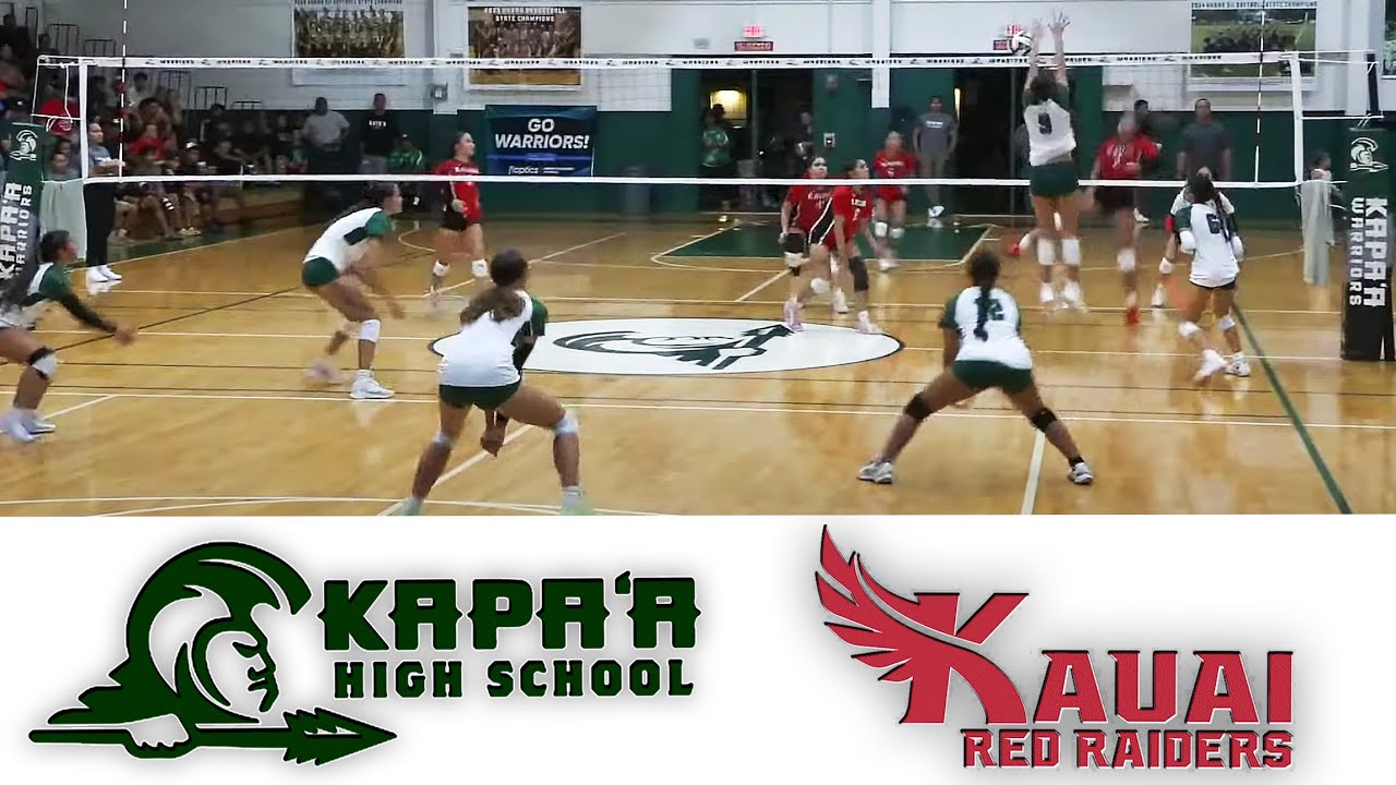 Kapaa Warriors Girls Volleyball VS Kauai Red Raiders 9-5-25 LIVE - YouTube