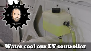 VW Bus Electric Conversion Part 10: Motor Controller Coolant System #evconversion