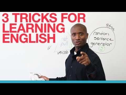 3 Tricks For Learning English - Prepositions, Vocabulary, Structure