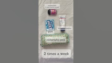 Whats in my Backpack: College and Realistic edition #backtoschool #college #school #backpack #real