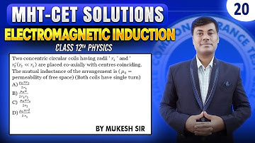 Two concentric circular coils having radii 