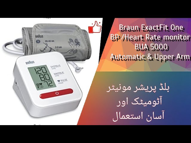 Braun BUA5000 Exact Fit One Automatic Upper Arm Blood Pressure Monitor