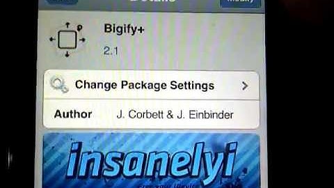 (Cydia Tweak) Change The Icon Size On Your Springboard Apps With Bigify+