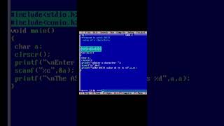 C Program To Print Ascii Value Of A Character