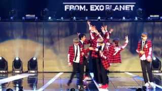 [FANCAM] 서울가요대상 140123 EXO let out the beast+wolf+growl