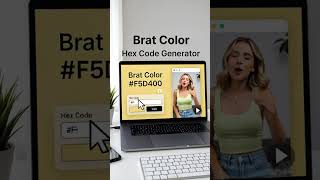 Brat Color Hex Code  Exact Brat Green Color Code for Design