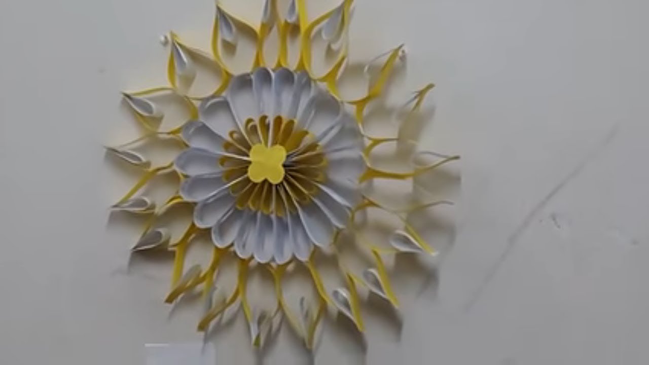 Paper craft for home decoration || Easy paper craft home decor idea