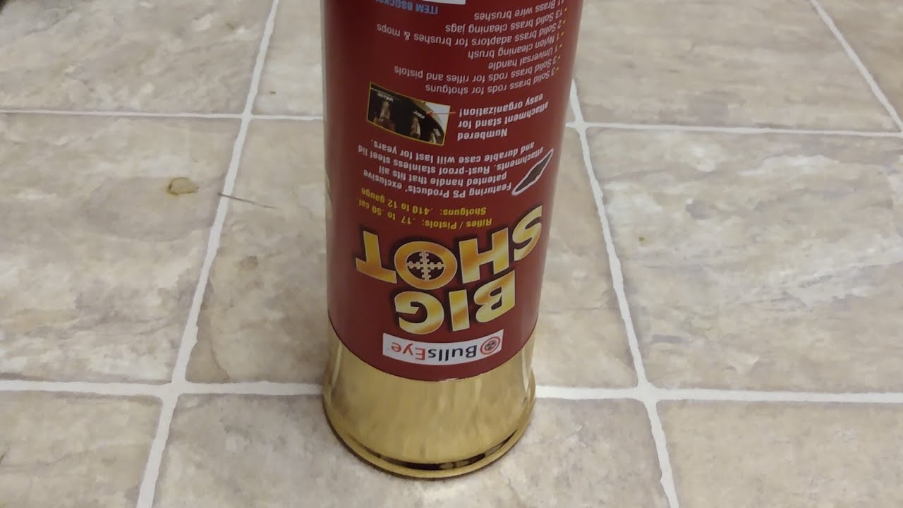 BULLSEYE BIG SHOT DELUXE UNIVERSAL GUN CLEANING KIT REVIEW!!!!! YouTube