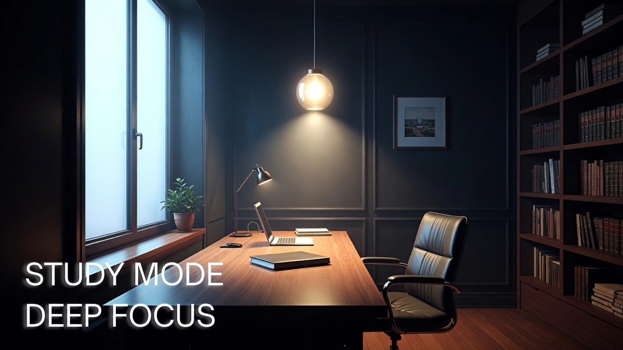 Study Focus Music for Deep Concentration | 1 Hour Calm Ambient Session (No Vocals)