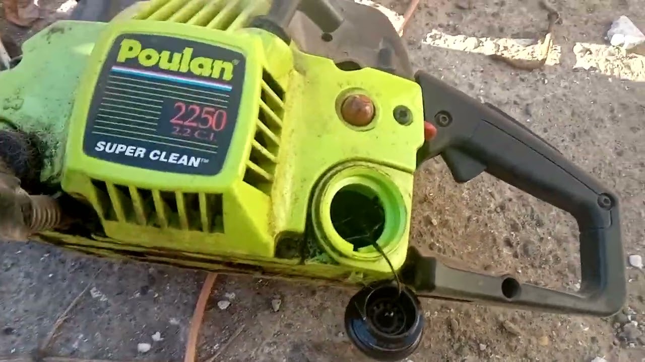 chainsaw with diesel fuel, not YouTube