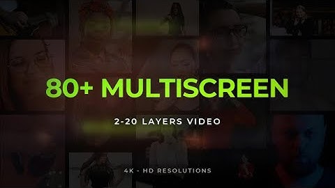 Multi Screen Pack And Online Choir Premiere Pro Templates