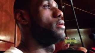 LeBron meets the media before Game 7