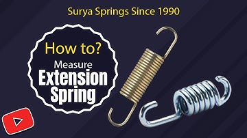 How to Professionally Measure Extension Spring | Spring Measuring 101 | Surya Springs since 1990