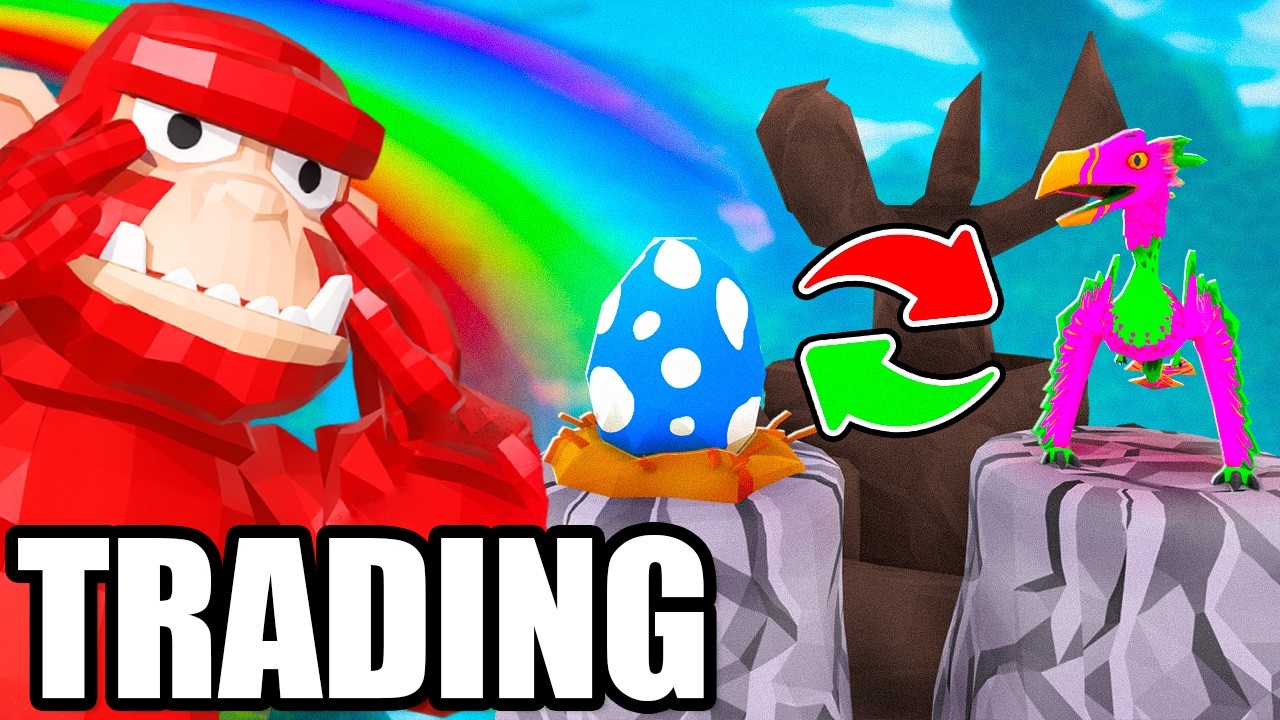 I TRADED A NOOBASAURUS All The Way Up To A SWOOPJAW In UG VR!