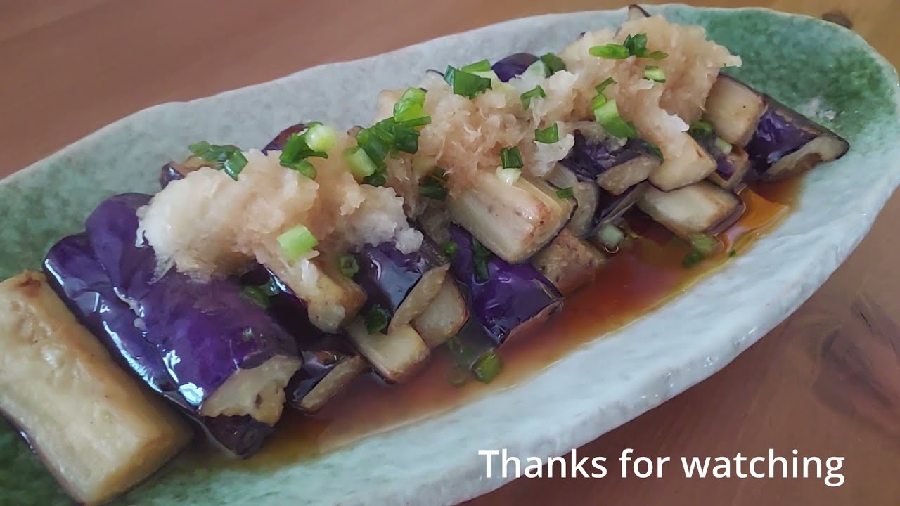 How to use Japanese Mentsuyu for cooking? Simple Eggplant recipe