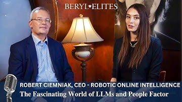 INTERVIEW 🎙️ 𝐑𝐨𝐛𝐞𝐫𝐭 𝐂𝐢𝐞𝐦𝐧𝐢𝐚𝐤 - 𝐓𝐡𝐞 𝐅𝐚𝐬𝐜𝐢𝐧𝐚𝐭𝐢𝐧𝐠 𝐖𝐨𝐫𝐥𝐝 𝐨𝐟 𝐋𝐋𝐌𝐬 𝐚𝐧𝐝 𝐏𝐞𝐨𝐩𝐥𝐞 𝐅𝐚𝐜𝐭𝐨𝐫