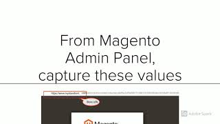 Magento 2 Mobile App configuration screenshot 1