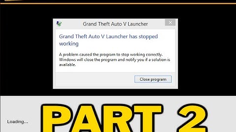 GTA 5 PC FIX Launcher has stopped working Part 2 (Laptop)