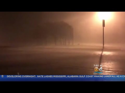 Flooding A Big Issue As Hurricane Nate Makes Landfall In Mississippi