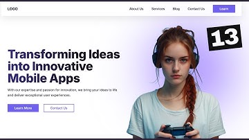 Design A Modern Responsive Homepage Using HTML, CSS & JavaScript (404 Page)