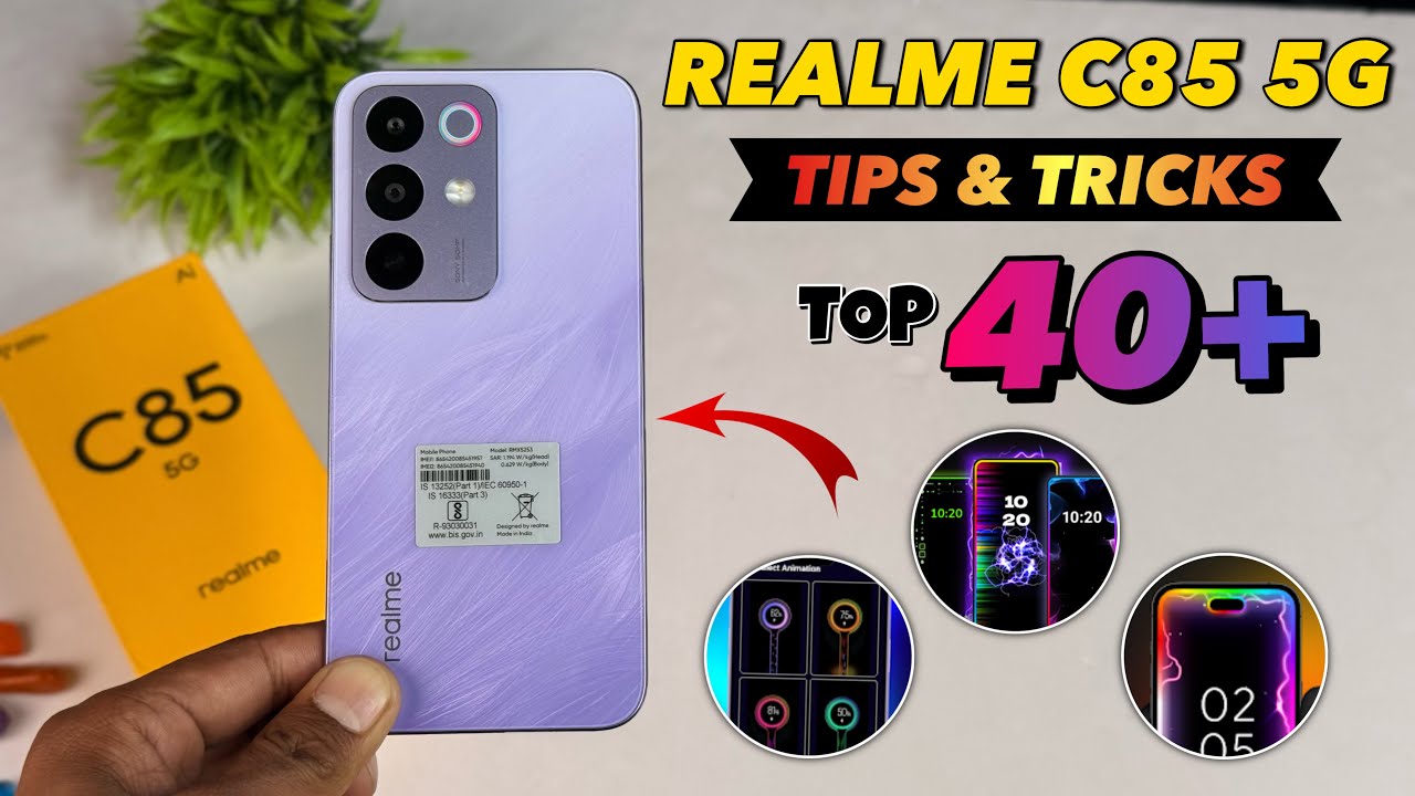 Realme C85 5G Tips And Tricks | Realme C85 Hidden Features | Realme C85 5G | Top 40++
