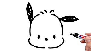 How To Draw Pochacco Head