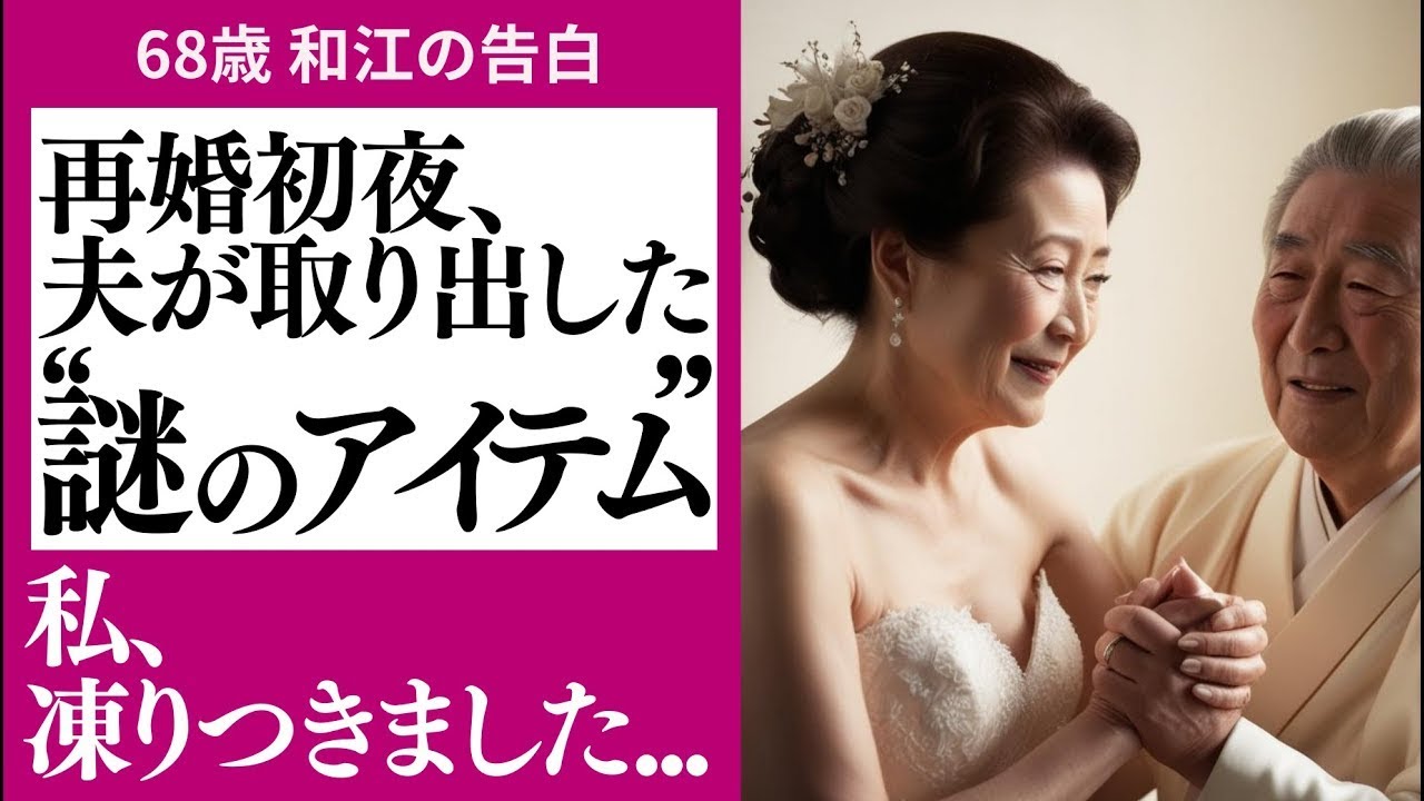 【シニア恋愛】「そんなもの、いつ用意したの...」再婚初夜、夫が持ち出した“まさかのアイテム”に絶句しました...【体験談】