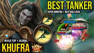 KHUFRA BEST BUILD 2026 | BUILD TOP 1 GLOBAL KHUFRA GAMEPLAY | MOBILE LEGENDS✓