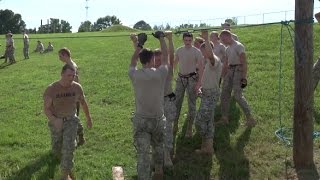 2016 8 24 WIR FVHS JROTC Rope Bridge